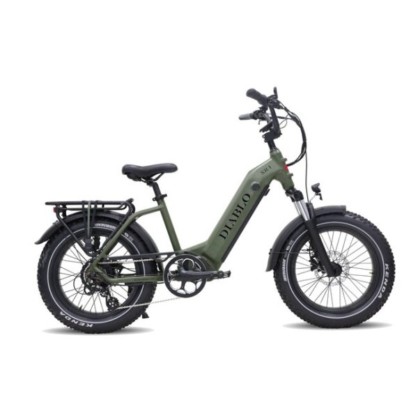 Diablo XR1 elektrische Fatbike army green 720 Wh - Afbeelding 2