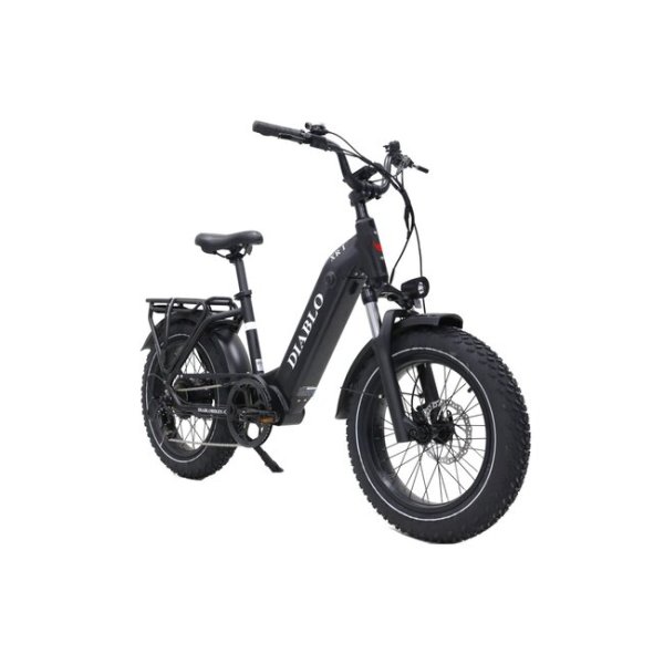 Diablo XR1 elektrische Fatbike mat zwart 720 Wh