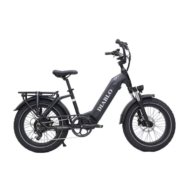 Diablo XR1 elektrische Fatbike mat zwart 720 Wh - Afbeelding 2